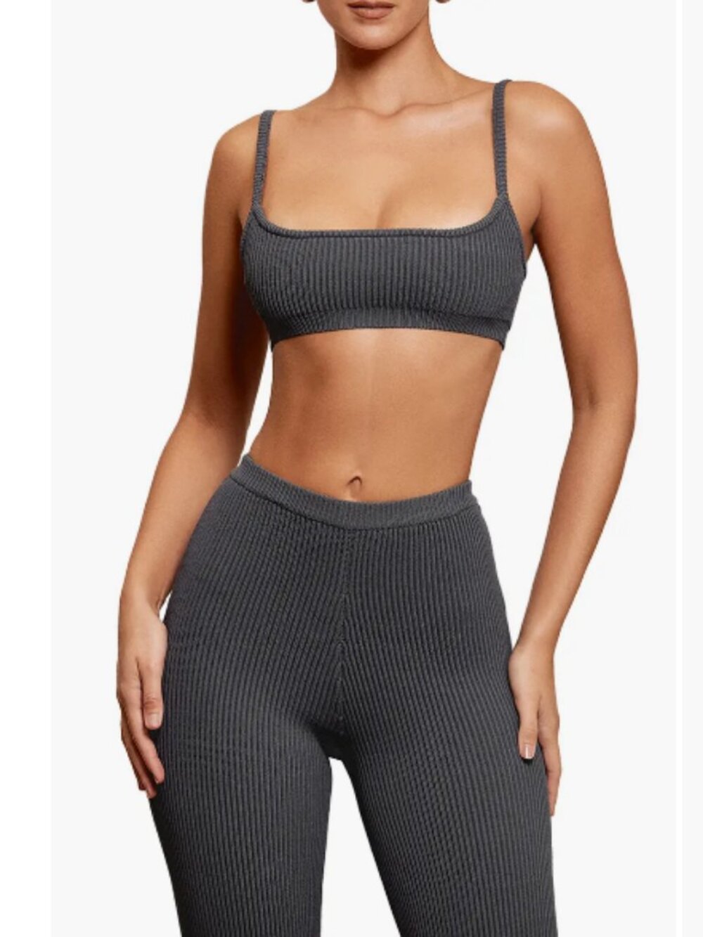 HOUSE OF CB Mischa Rib Bralette - NEW - Large
